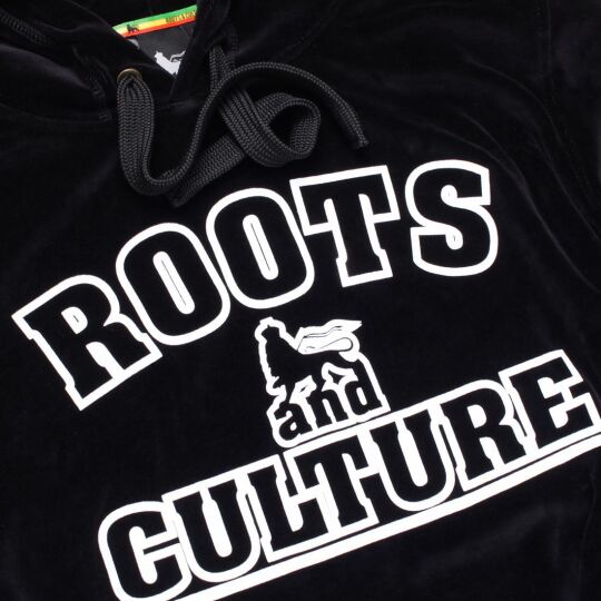 Bluza welurowa z kapturem Roots and Culture
