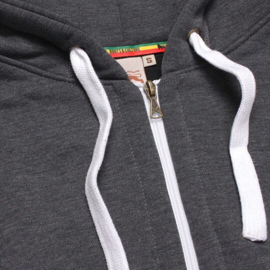 Bluza kangurka rozpinana DubLion | grafit