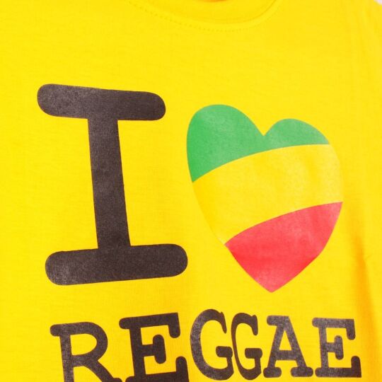 Kids t-shirt | I love Reggae