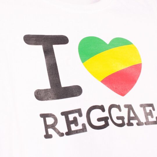 T-shirt dziecięcy - I ❤ Reggae