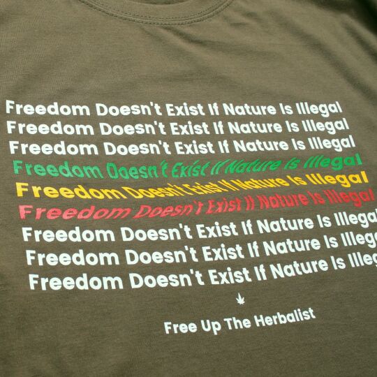 Tshirt Freedom doesn't exist if nature is illegal | oliwkowa