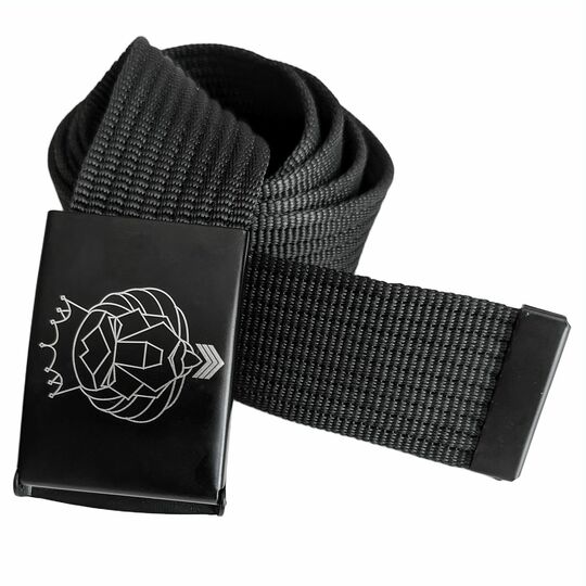 Lion Spirit webbing belt, black Trouser belt