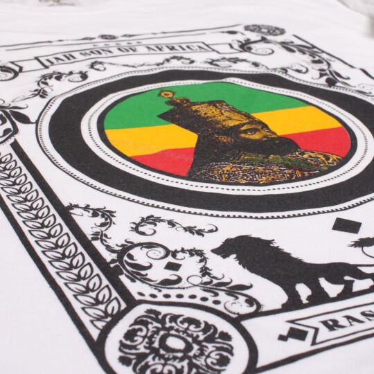 Tshirt Jah son of Africa / Rasta Got Soul | biały