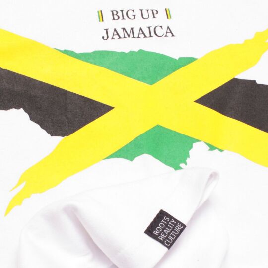 Tshirt Big Up Jamaica | biały