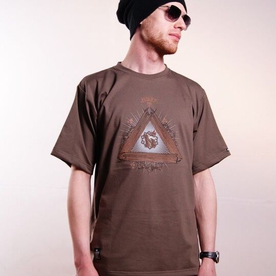 Tshirt męski - Nuff Wear - Wood & Chain 00513 - brown