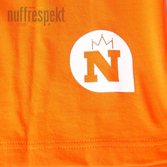 Nuff Wear tshirt - Spray 01613 - orange