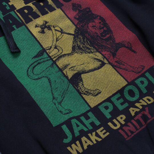 Bluza z kapturem Rebel Warrior | Jah people wake up and live