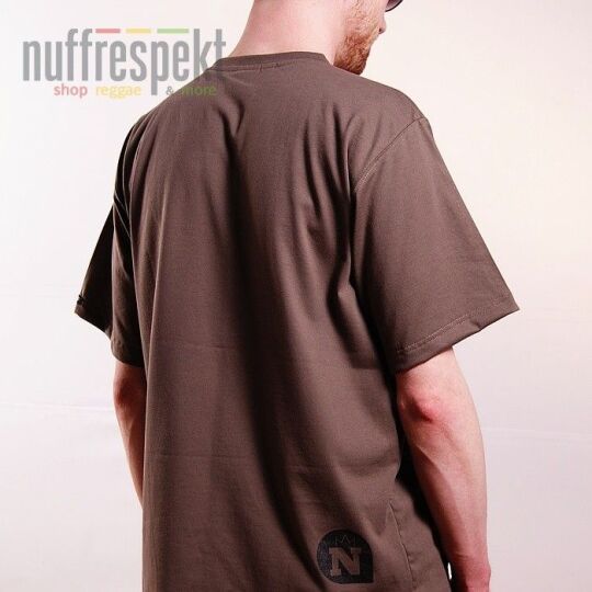 Tshirt - Nuff Wear - Wood & Chain 00513 - brown