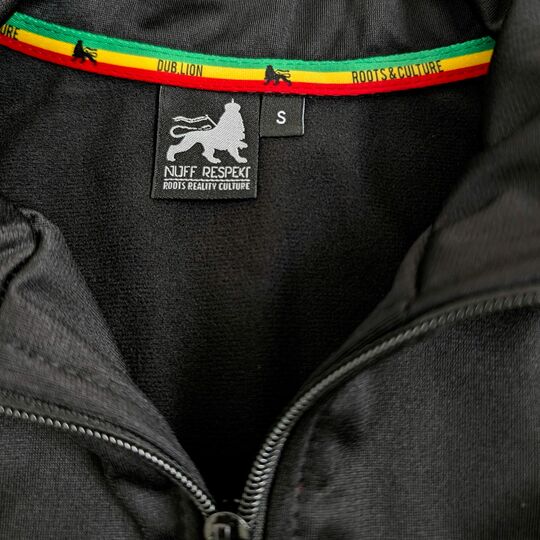 Track top jacket The Lion of Judah, Striped Rasta Tape Track Jacket