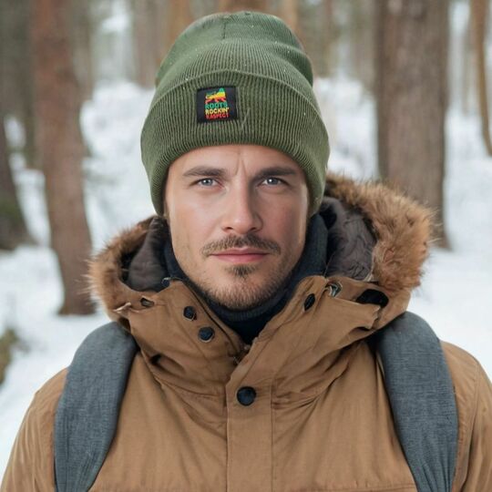 Beanie winter hat Docker cap Roots Rockin' Raspect | olive