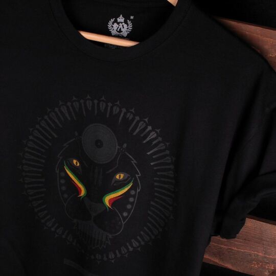 Dubhead Steppers Vibe Around | black unisex tshirt