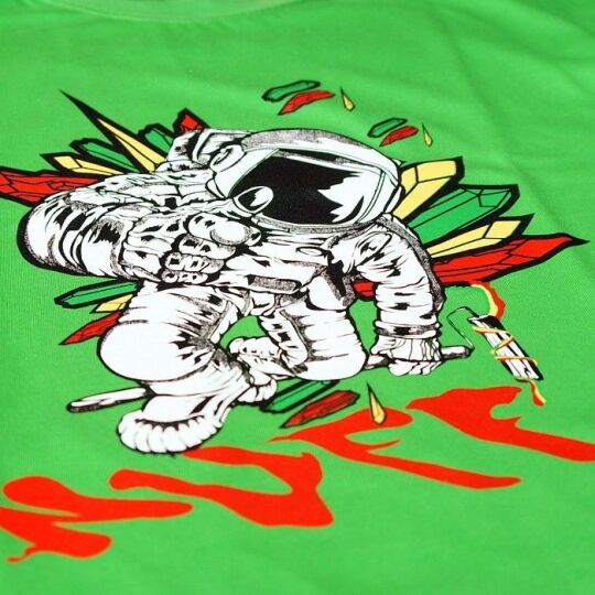 Tshirt - Nuff Spaceman 01113 - green