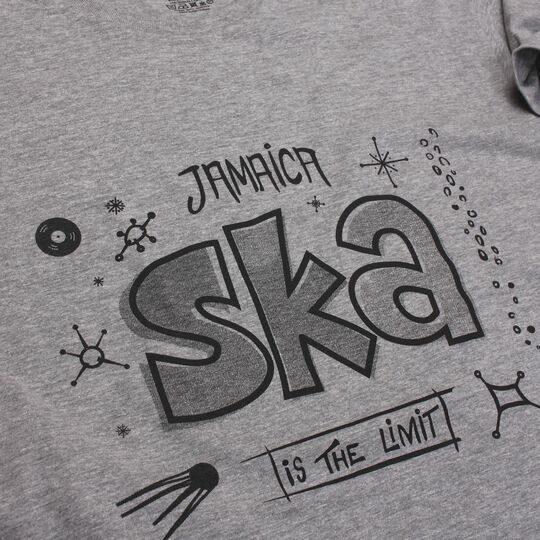 T-shirt męski Jamaica Ska - Is The Limit - szary melanż