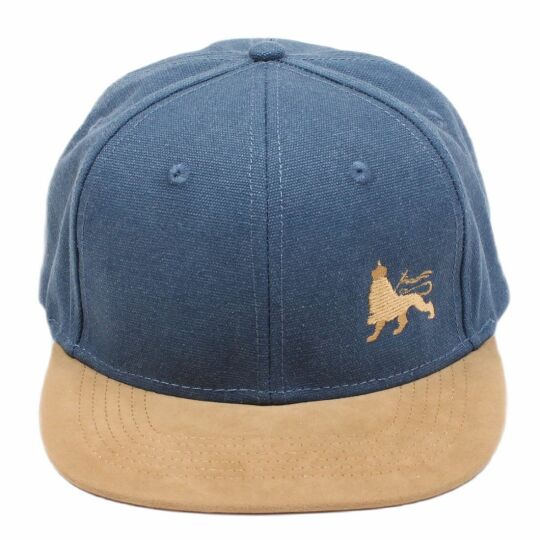 Czapka Snapback Lion of Judah | Blue & Camel