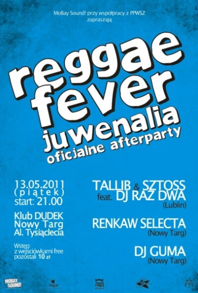 REGGAE FEVER! Juwenaliowe oficjalne after party