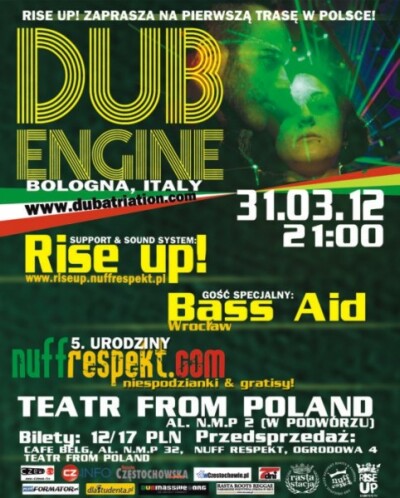 Dub Engine (Włochy), Rise up!, Bass Aid, 5. urodziny Nuff Respekt