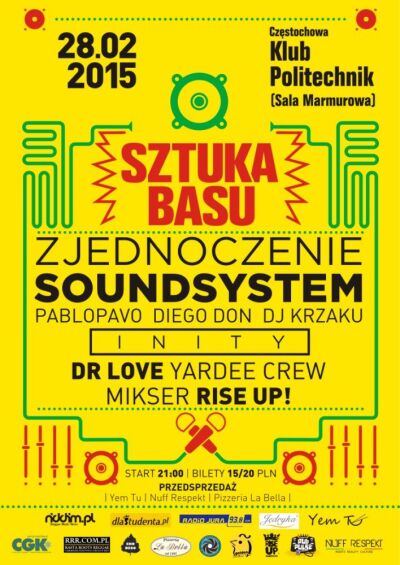 ✔ Sztuka Basu | Zjednoczenie sound system, Dr Love, Mikser, Rise up! sound system