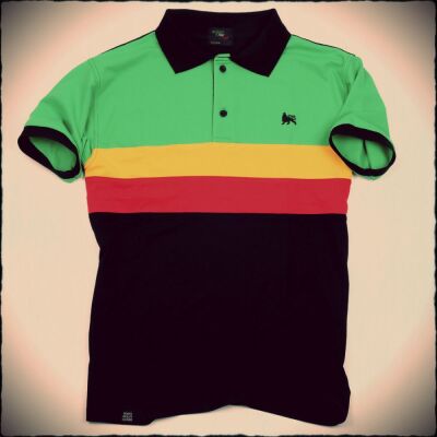 Dub Lion rasta polo