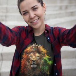 Jah's Mighty Lion: koszulka zakorzeniona w kulturze Roots Reggae
