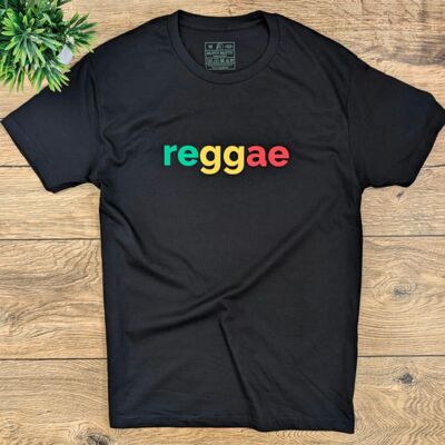 Czarny tshirt - Reggae