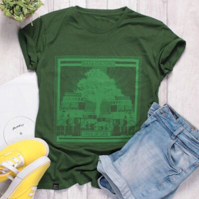 Tree of Life - Bass Culture ladies tshirt