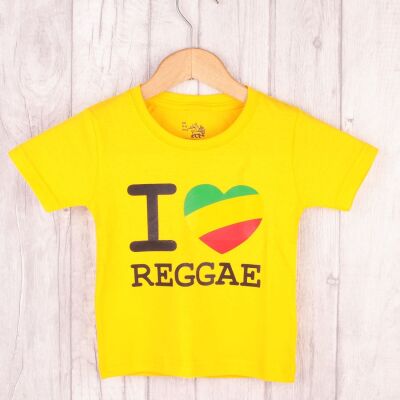 T-shirt dziecięcy | I love Reggae 