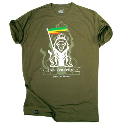 Tshirt Jah Warrior Spiritual Revival | oliwkowy