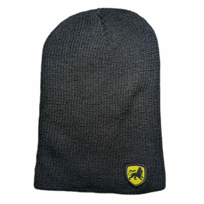 Czarna czapka zimowa beanie Lion of Judah