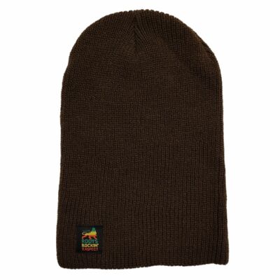 Czapka zimowa beanie Rasta Lion | Roots Rockin' Raspect  brąz