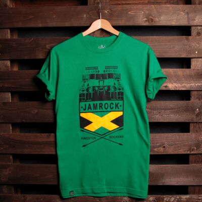 T-shirt Jamrock Kingston Rockers | zielony