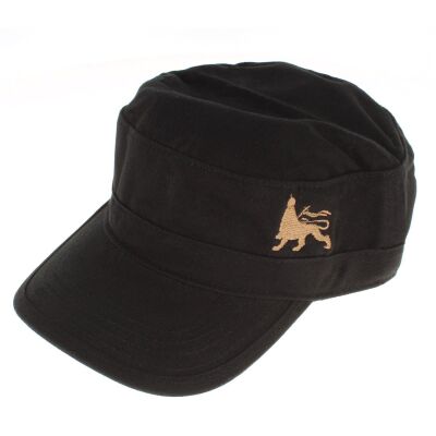 Army flat cap Lion of Judah | black