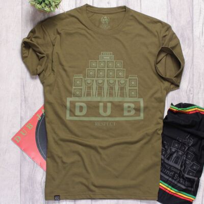 Koszulka  Dub Respect | oliwkowa
