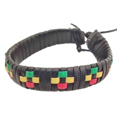  Bracelet Rasta cross theme