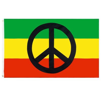 Peace Rasta flag  - 150x90
