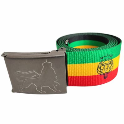 Roots sackcloth Trouser belt - Lion of Zion