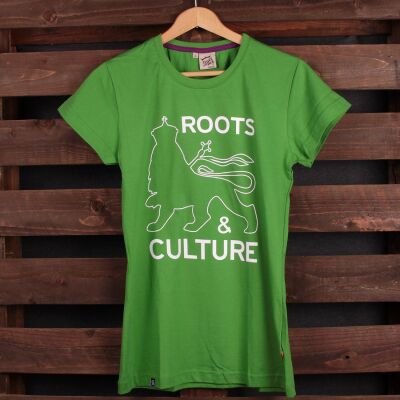 Roots & Culture ladies tee - green