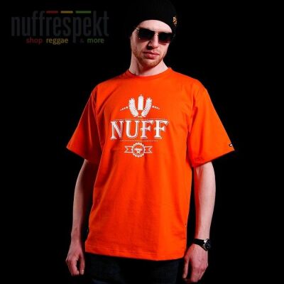 Tshirt męski - Nuff Wear spray 01613 - orange
