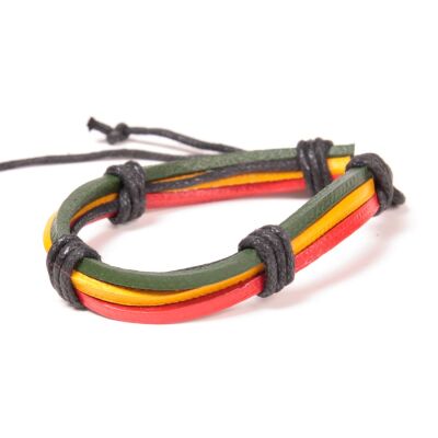 Rasta Reggae Bransoletka z rzemieni - 016