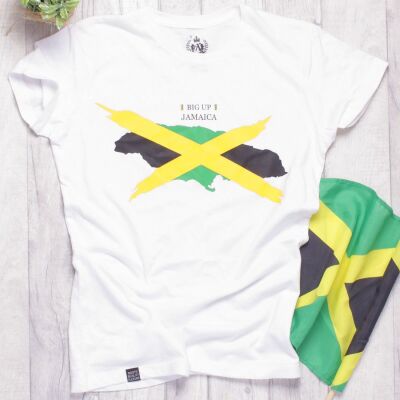 Big Up Jamaica  ladies tshirt