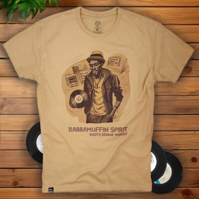 Raggamuffin Spirit Roots Reggae Inherit T-Shirt