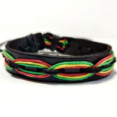  Bracelet Rasta oval theme