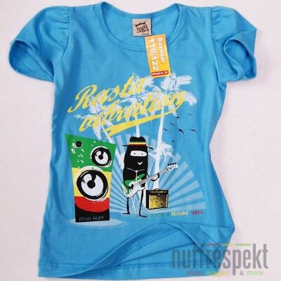 Rasta Vibration Nuff Respekt Kids - Girl tshirt