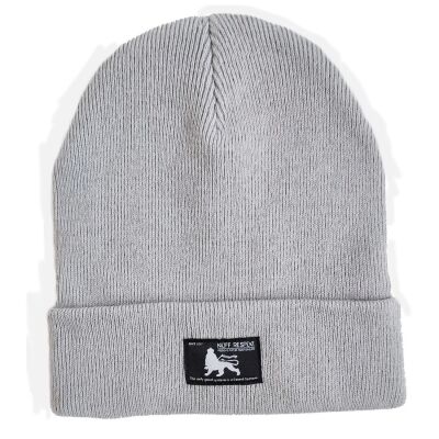 Beanie winter hat  Docker cap with Roots Reggae label  | grey