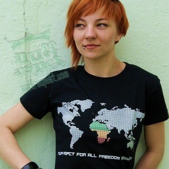 Freedom Fighters Map - rasta reggae tshirt