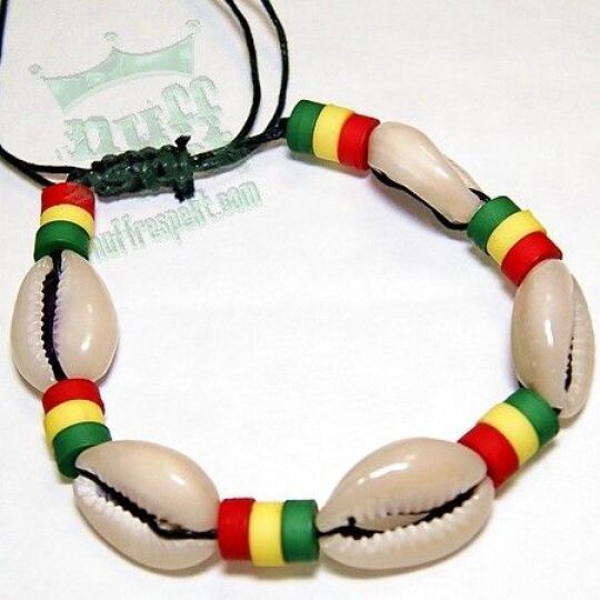 Rasta shell Bracelet