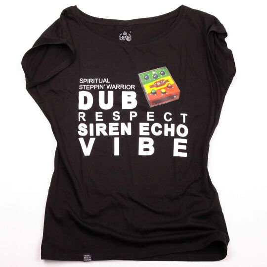 Spiritual Steppin' Warrior / Dub Siren | Black ladies t-shirt