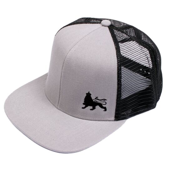 Lion of Judah logo trucker cap | Gray & Black