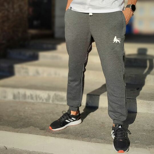 Dub Lion jogging trackies | graphite