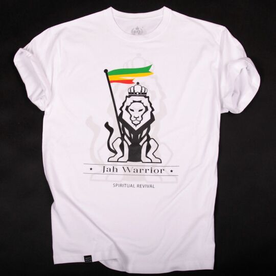 Jah Warrior Spiritual Revival | white tshirt