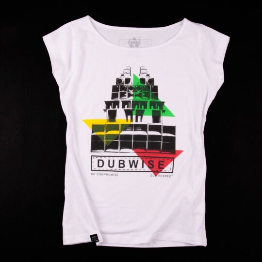 Dub Wise No Compromise ladies tee | white